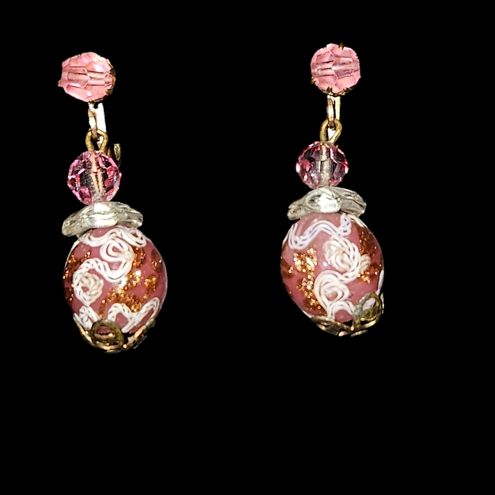 Vintage Murano Glass Earrings
